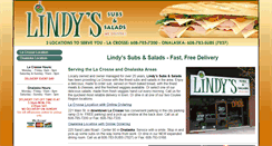 Desktop Screenshot of lindyssubsandsalads.com
