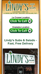 Mobile Screenshot of lindyssubsandsalads.com